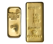 250g Gold Bar Metalor